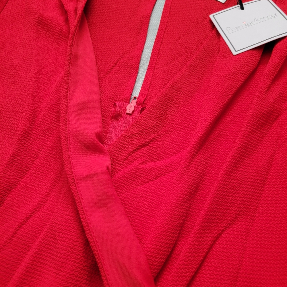 red romper with sleeves - Picture 7 of 12